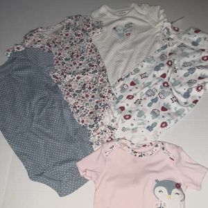 Carters 18m 1 piece bodysuit 5 pcs